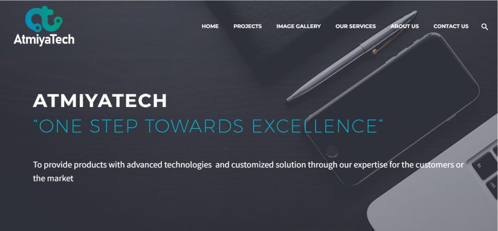 Atmiyatech Technology Website by nhinfosoft